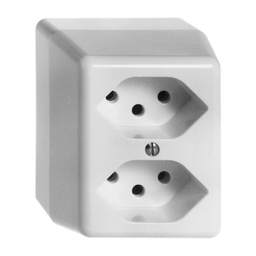[603431000] AP-Steckdose FH 2×T13/1Sws