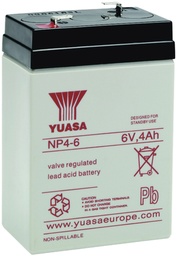 [953872330] Akku Yuasa NP 4-6 6VDC 4 AH
