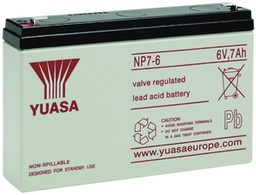 [953872730] Akku Yuasa NP 7-6 6VDC 7 AH