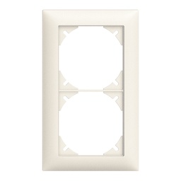 [334912000] Abdeckrahmen Edue 1×2 ws