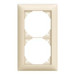 [334912010] Abdeckrahmen Edue 1×2 cr