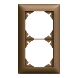 [334912890] Abdeckrahmen Edue 1×2 cof
