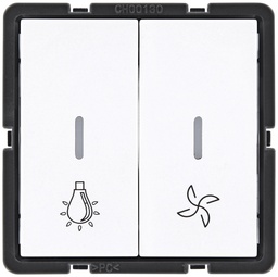 [228456001] Druckschalter Licht&Venti MOS