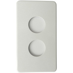 [374438009] Abdeckplatte 2×II 2×43/60mm ws