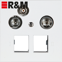 [996733408] 3-Loch mit 2x RJ45-Spezialmodulhalterung