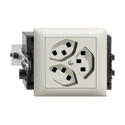 [753723030] EB-Steckdose 3×T23 16A hgu