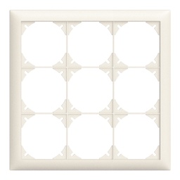 [334933000] Abdeckrahmen Edue 3×3 ws