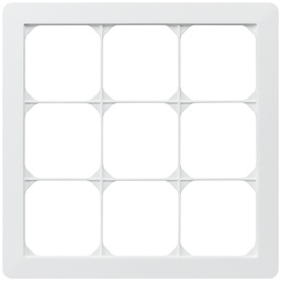[334933208] Abdeckrahmen KTR 3×3 ws