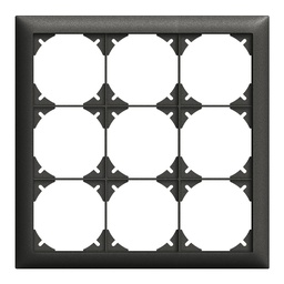 [334933950] Abdeckrahmen Edue 3×3 sz