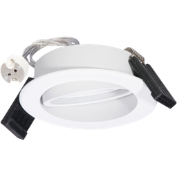 [996887589] EB Halogenspot 50W rund WEISS-MATT