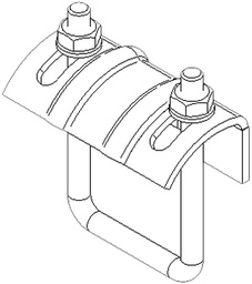 [127029046] Stahlbügelklemme Lanz 75/100mm