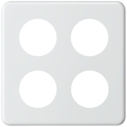 [374601009] Abdeckplatte 2×2 4×43mm ws
