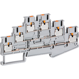 [158600135] Dreistockklemme Push-in 0,14-