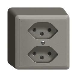 [609132040] AP-Steckdose Edue 2×T13 dgu