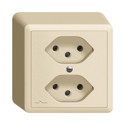 [609133010] AP-Steckdose Edue 2×T13 1×S