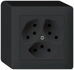 [609137953] AP-Steckdose KAL 3×T13 sz