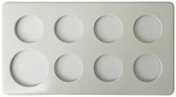 [374637009] Abdeckplatte 2×4 266×146mm ws