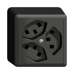 [609603950] AP-Steckdose 3×T23 16A Edue