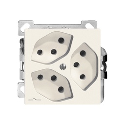 [609836000] AP-Steckdose Edue 3×T13 1×S
