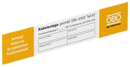 [127099649] Kennzeichnungsschild BET
