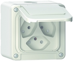 [623008302] NAP-Steckdose SUPRA 3×T13