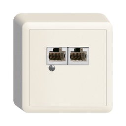 [877006000] AP-Dose 2×RJ45/s 4P getr.Edue