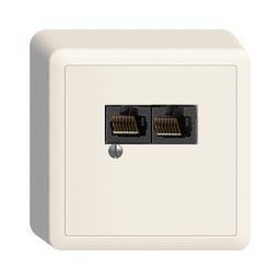 [877011000] AP-Dose 2×RJ45/u 4P getr.Edue