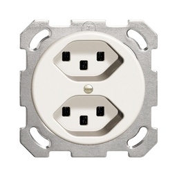 [633648500] UP-Steckdose 2×T23 16A ws FH,