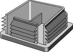 [127190128] Abdeckkappe EBO 40×40mm, sz