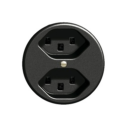 [633649550] Steckdose FH 2×T23 16A sz,