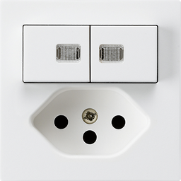 [755656003] UP-Leuchtkomb. 2×A-R/1P+T13 ws
