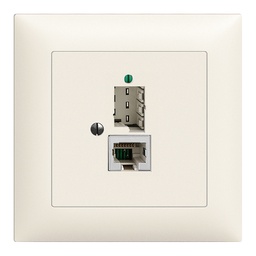 [877200000] UP-Anschlussdose 1×TT,1×RJ45/s