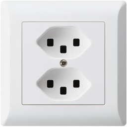 [639602008] UP-Steckdose KLI 2×T23 ws,