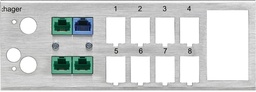 [377986033] Basismodul Hager HMS 8×RJ45,