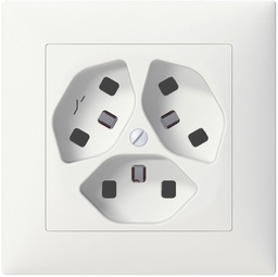 [639605002] UP-Steckdose SIDUS 3×T23/1 ws