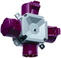 [774827003] Adapter 3×CEE 3LNPE 16A rt