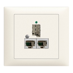 [877401000] EB-Dose 1×T+T,2×RJ45/s 8P Edue