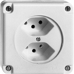 [643007140] UP-Steckdose FH 2×T13 NUPU CO