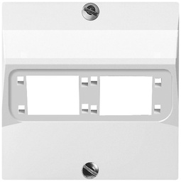 [877936002] Abdeckset SIDUS z.2RJ45 ws
