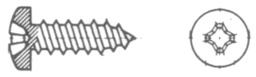[162041011] LK-Blechschraube 4,8×32mm