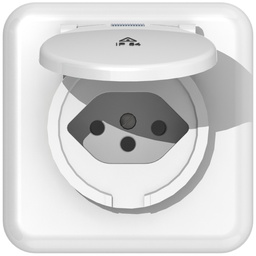 [643020102] UP-Steckdose ABB NUP-L T13 ws