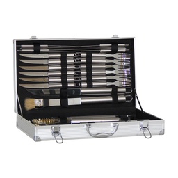 [KIB017803] Mr. Grill GZ24 Grillzangen Set im Alukoffer