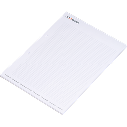 [194000222] OF-Notizblock bedruckt A4
