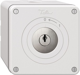 [369206100] NAPU-Schwenktaster NEVO 0 m.Schloss, weiss E-No 369206100 EAN: 7613175342504 WG.FG: 14.10 VE: 1 Stk