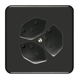 [653015250] UP-Steckdose FH 3×T13 POMI sz