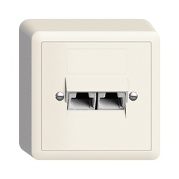 [878034000] AP-Dose 2×RJ45/u 4P getr.Edue