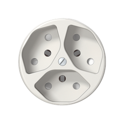 [653030602] UP-Steckdose CLASSIC E 3×T13