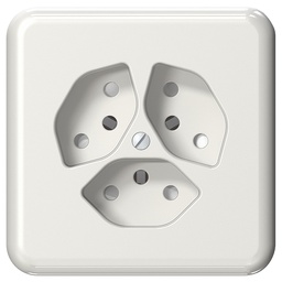 [653050002] UP-Steckdose CLASSIC B 3×T13
