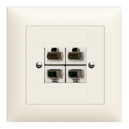 [878231000] UP-Dose 4×RJ45/u 4P getr.Edue