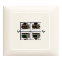 [878419000] EB-Dose 4×RJ45/s 4P getr.Edue